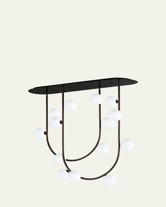 x Nina Magon design from Studio M Contour 14-Light Fixed Stem Ceiling Light 3000K